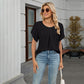 🌺 LIMITED-TIME 50% OFF! ✨ Women's Petal Sleeve & Pleated Neck Blouse – Flowy, Elegant, Versatile Top 🌿
