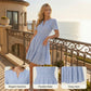 👗 LIMITED-TIME 50% OFF! ✨ Women's Short Sleeve Tiered Mini Dress – Flowy, Flirty, Perfect for Summer 🌞