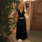 🎉 2026 Sale — Over 23,000 Sold! 💞 Elegant Lace V-Neck Top & Maxi Skirt Set