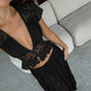 🎉 2026 Sale — Over 23,000 Sold! 💞 Elegant Lace V-Neck Top & Maxi Skirt Set