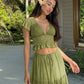 🎉 2026 Sale — Over 23,000 Sold! 💞 Elegant Lace V-Neck Top & Maxi Skirt Set