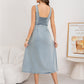 👗 LIMITED-TIME 50% OFF! ✨ Women's Button-Front Denim Dress – A-Line, Stretch, Versatile 🌿