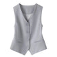 👔 LIMITED-TIME 50% OFF! ✨ Women's V-Neck Button Vest – Figure-Sculpting, Lightweight, Versatile 🍂