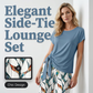 👕 LIMITED-TIME 50% OFF! ✨ Women's Side-Tie Set – Top & Pants, 2 Colors, S-5XL 👒