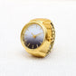 💍 LIMITED-TIME 50% OFF! ✨ Creative Round Quartz Finger Ring Watch – Stylish, Adjustable, Compact ⌚
