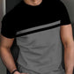 👕 LIMITED-TIME 50% OFF! ✨ Men's Color-Block Crew Neck T-Shirt – Modern, Casual, Comfortable 🧢
