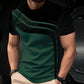 👕 LIMITED-TIME 50% OFF! ✨ Men's Color-Block Crew Neck T-Shirt – Bold Contrast, Soft Cotton, Everyday Edge 🔥