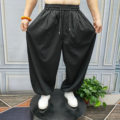 🩳 LIMITED-TIME 50% OFF! ✨ Men's Summer Harem Pants – Loose Fit, Breathable, Comfortable ☀️