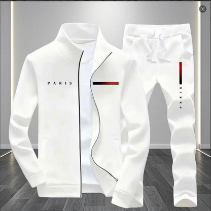 🧥 LIMITED-TIME 50% OFF! ✨ Men's Printed Zip Jacket & Pants Set – Complete, Soft, Casual 🎨