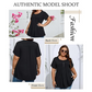 👕 LIMITED-TIME 50% OFF! ✨ Women's Pleated Puff Sleeve T-Shirt – Loose Fit, Elegant Pintuck Front 👒