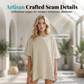 👕 LIMITED-TIME 50% OFF! ✨ Women's Loose Boat Neck Top – Oversized, Soft, 6 Colors 🍂