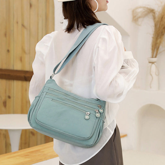 🎒 LIMITED-TIME 50% OFF! ✨ Lightweight Nylon Crossbody Bag – Multi-Pocket, Water-Resistant, Adjustable 🔧
