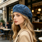 🎩 LIMITED-TIME 50% OFF! ✨ Women's Vintage Denim Beret – Lightweight, 3 Colors, Pocket Detail 🍂