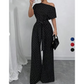 👖 LIMITED-TIME 50% OFF! ✨ Elegant Asymmetrical Polka Dot Jumpsuit – Wide Leg, Waist Tie, 3 Colors 🍷