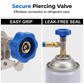 🔧 LIMITED-TIME 50% OFF! ✨ R134a AC Charging Hose with Gauge – 0-350 PSI, 13mm Coupler, Blue 🚗