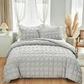 🛌 LIMITED-TIME 50% OFF! ✨ 3-Piece Pintuck Textured Duvet Cover Set – Sophisticated Elegance, Coordinated Look, Easy Care 🍃