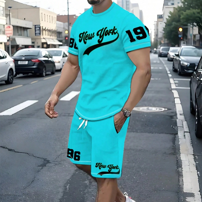 👕 LIMITED-TIME 50% OFF! ✨ Men's Graphic T-Shirt & Shorts Set – Streetwear, 3 Colors, S-2XL ☀️