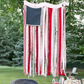 🏡 LIMITED-TIME 50% OFF! ✨ Rustic Patriotic Fabric Flag – 50x27 in, Handcrafted, Home Decor 🇺🇸