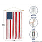 🏡 LIMITED-TIME 50% OFF! ✨ Rustic Patriotic Fabric Flag – 50x27 in, Handcrafted, Home Decor 🇺🇸