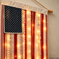 🏡 LIMITED-TIME 50% OFF! ✨ Rustic Patriotic Fabric Flag – 50x27 in, Handcrafted, Home Decor 🇺🇸