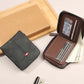 👛 LIMITED-TIME 50% OFF! ✨ Men's PU Leather Wallet – Zip-Around, 4 Colors, 11.5x9.5cm 🤵