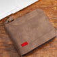 👛 LIMITED-TIME 50% OFF! ✨ Men's PU Leather Wallet – Zip-Around, 4 Colors, 11.5x9.5cm 🤵
