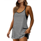 🎉 2026 Sale — Over 17,000 Sold! 💞 Striped Tankini Dress with Pockets, High Waist Conservative Swimwear