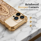 📱 LIMITED-TIME 50% OFF! ✨ Gold Art Phone Case – Intricate Floral Relief, Protective 🌿