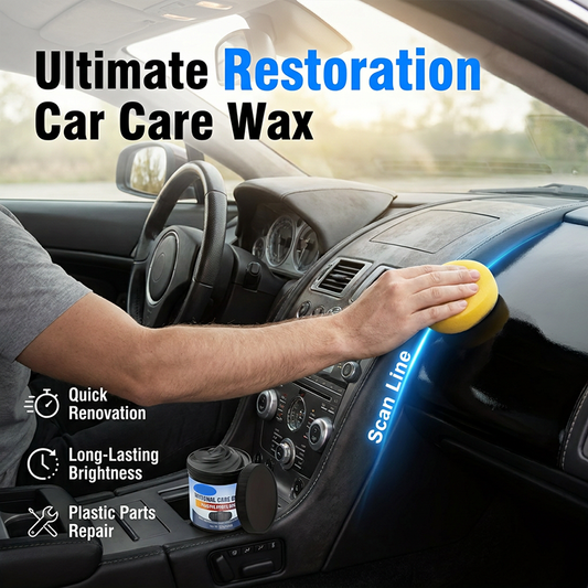🧽 LIMITED-TIME 50% OFF! ✨ Plastic & Trim Restorer – 150g, UV Protectant, Instant Shine 🚗