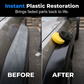 🧽 LIMITED-TIME 50% OFF! ✨ Plastic & Trim Restorer – 150g, UV Protectant, Instant Shine 🚗