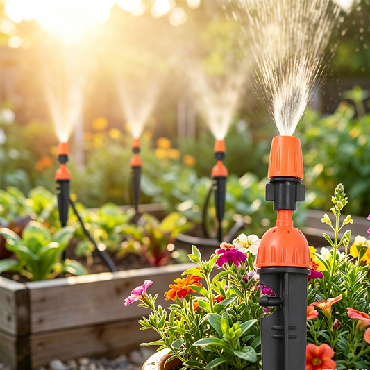 💧 LIMITED-TIME 50% OFF! ✨ DIY Micro Drip Irrigation Kit with Adjustable 360° Nozzles – Water-Efficient, Easy Setup, Durable 🌱