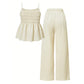 🥳2026 HOT SALE🥳💞50K+ SOLD!✨ 💝  Women's Casual Cami Top & Wide-Leg Pants Set