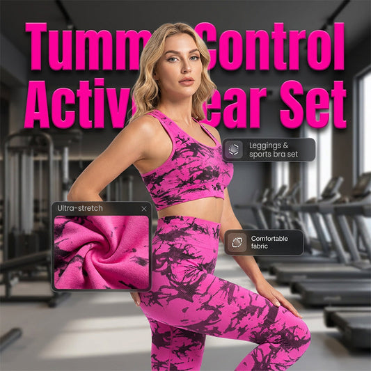 💪 LIMITED-TIME 50% OFF! ✨ Women's Tummy Control Activewear Set – Supportive, Squat-Proof, High-Waist 🔥