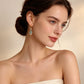 💎 LIMITED-TIME 50% OFF! ✨ Sky Blue Drop Hoop Earrings – Art-Deco, Rhinestone, Elegant 🌌