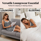 🌙 LIMITED-TIME 50% OFF! ✨ Women's Lace Trim Nightgown – V-Neck, Silky, Relaxed 🍃