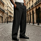 👔 LIMITED-TIME 50% OFF! ✨ Men's Modern Wide-Leg Pants – Drawstring, Relaxed, Sharp Crease 🎩