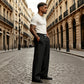 👔 LIMITED-TIME 50% OFF! ✨ Men's Modern Wide-Leg Pants – Drawstring, Relaxed, Sharp Crease 🎩