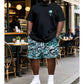 🏖️ LIMITED-TIME 50% OFF! ✨ Men's Summer Print Set – Vibrant, Comfortable, Casual 🌴