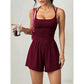 👒 LIMITED-TIME 50% OFF! ✨ Women's Spaghetti Strap Romper – Flowy, Low Back, Casual 🌞
