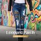 👖 LIMITED-TIME 50% OFF! ✨ Women's Leopard Patch Skinny Jeans – Ripped, Stretchy, Edgy 🐆