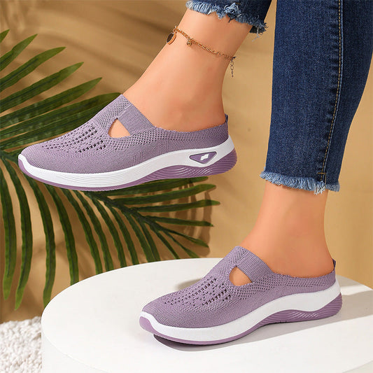 🥿 LIMITED-TIME 50% OFF! ✨ Women's Mesh Slip-On Shoes – Breathable, Cushioned, Non-Slip 🌬️