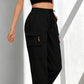 🪖 LIMITED-TIME 50% OFF! ✨ Women's Drawstring Cargo Pants – Breathable, Pockets, Straight Leg 🍂