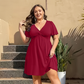 👗 LIMITED-TIME 50% OFF! ✨ V-Neck Twist Front Dress – Pockets, Flowy, Versatile ✨