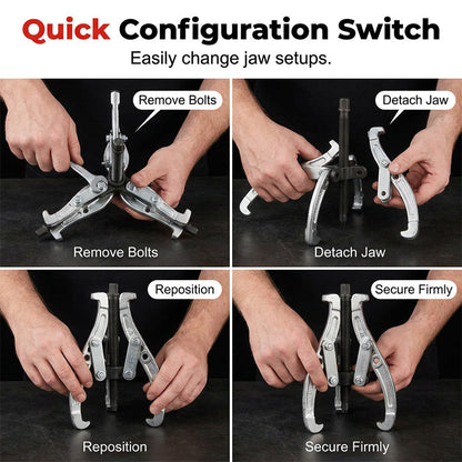 🔧 LIMITED-TIME 50% OFF! ✨ 2 & 3 Jaw Gear Puller – Convertible, Forged Steel, Heavy-Duty ⚙️