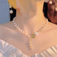 🌹 LIMITED-TIME 50% OFF! ✨ Roses and Pearls Necklace – Romantic, Alloy, Adjustable ✨