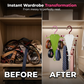 🎉 2026 Sale — Over 78,000 Sold! 🧥 Multi-Functional V-Shaped Double Sided Hanger Storage Rack