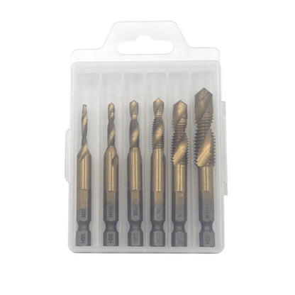 🔧 LIMITED-TIME 50% OFF! ✨ 6PCS Compound Spiral Tap Set – HSS, Multipurpose, Precision Threads ⚙️