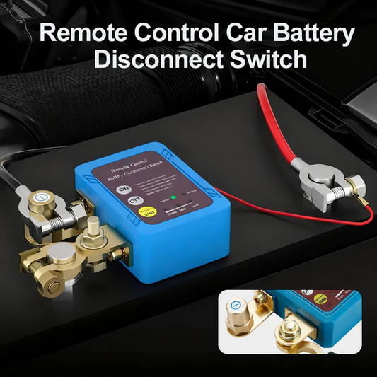 🔋 LIMITED-TIME 50% OFF! ✨ Remote Control Battery Disconnect Switch – Pure Copper, Low Voltage Cutoff, Smart