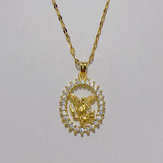 ✨ LIMITED-TIME 50% OFF! ✨ Sparkling Pendant Necklace – Micro-Pave, Gold-Tone, Durable 💎