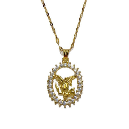 ✨ LIMITED-TIME 50% OFF! ✨ Sparkling Pendant Necklace – Micro-Pave, Gold-Tone, Durable 💎